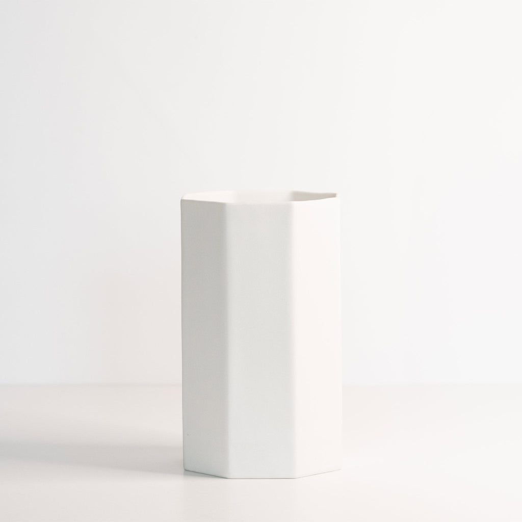 White rectangular object on a white background