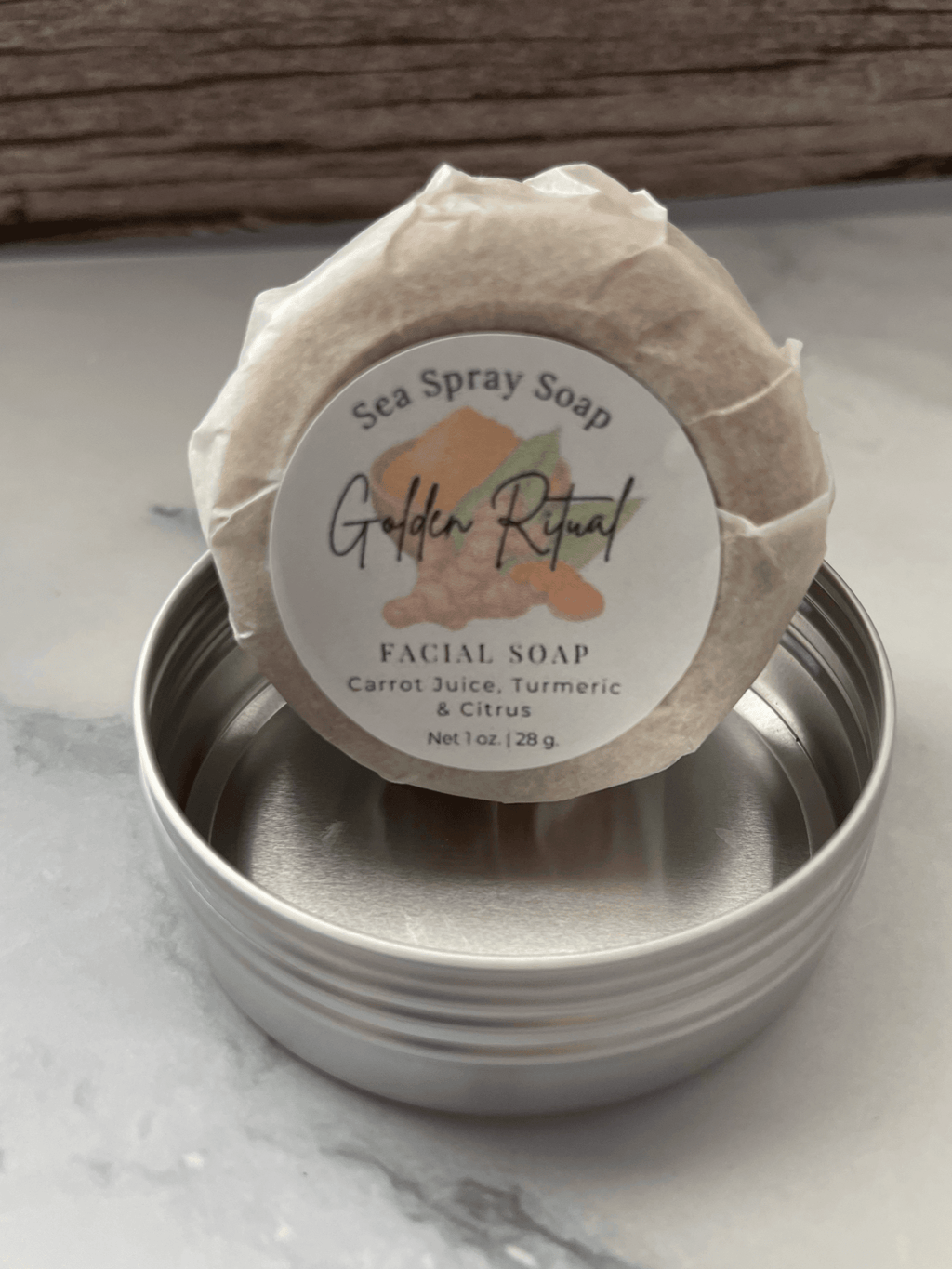 Golden Ritual Turmeric Infused Facial Soap